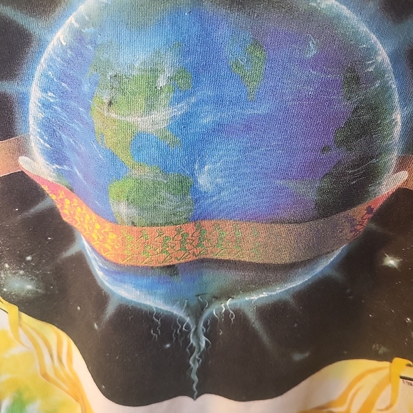 Vintage Grateful Dead Keep It Green T-shirt men Size L Liquid Blue Tag 1998 - Picture 6 of 6